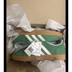 Adidas VL Court 2.0 Green/White Size 9